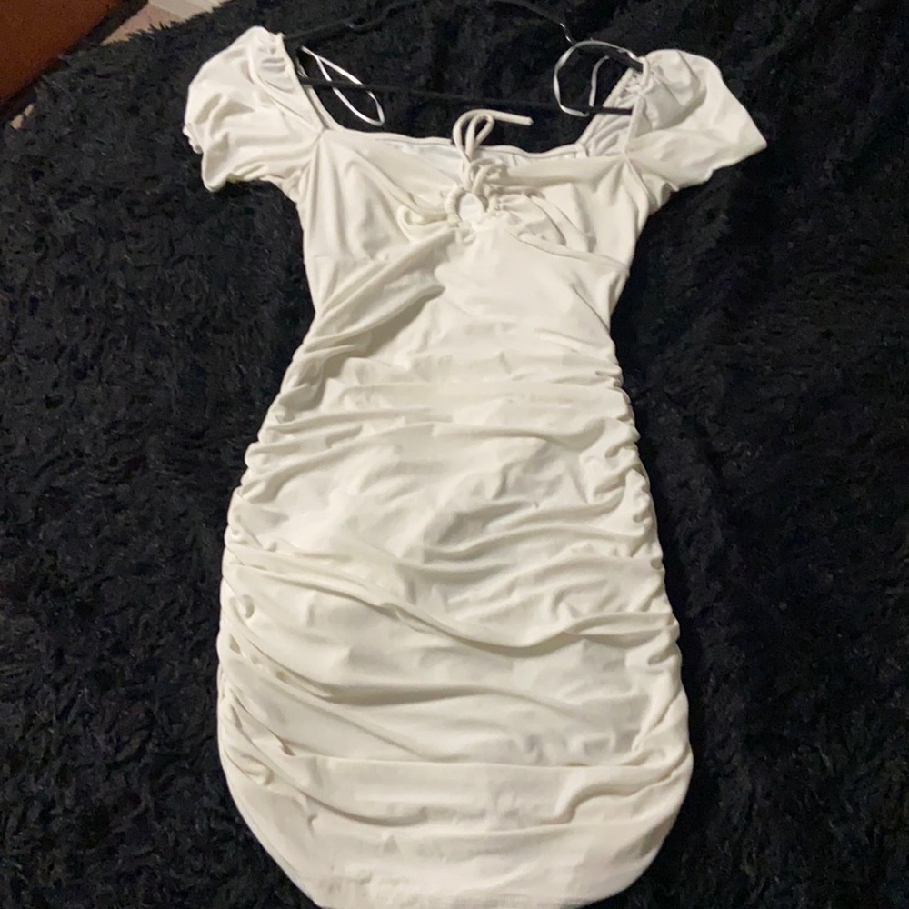 White off shoulder dress